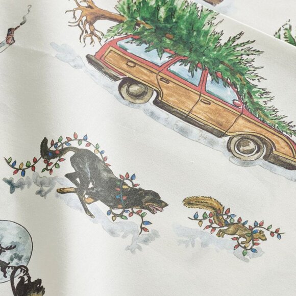 NEW Pottery Barn National Lampoon Christmas Vacation KING Size Sheet Set - Picture 2 of 2